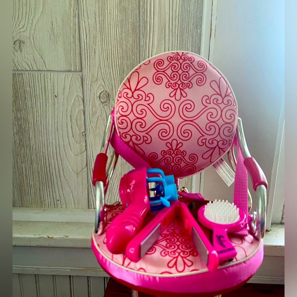 Our generation salon doll chair with accessories